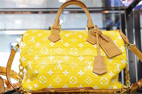 lv pink and yellow bag|louis vuitton yellow speedy.